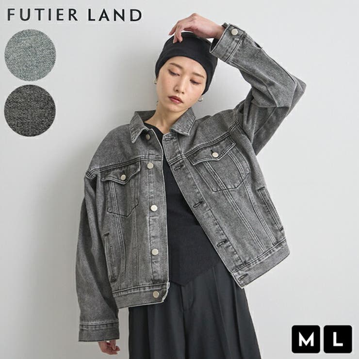 グレー | バルーン袖デニムジャケット | futier land