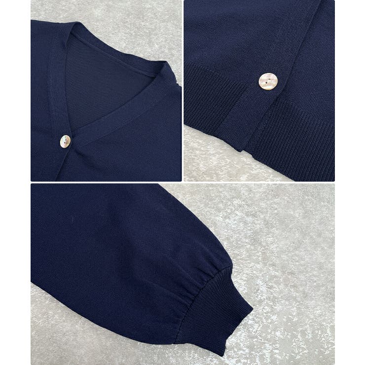 ニットワンピース×VネックカーデSET | futier land | 詳細画像9 