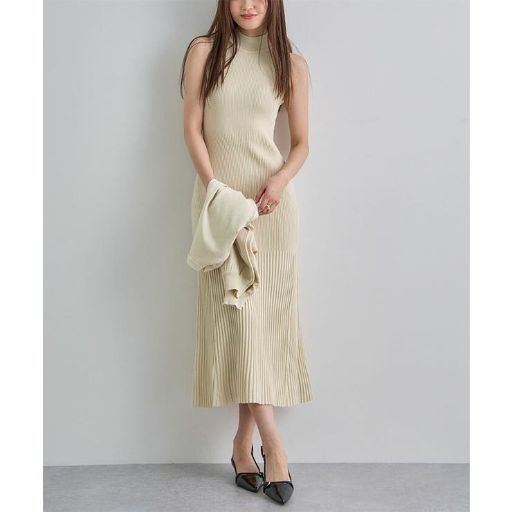 ニットワンピース×VネックカーデSET | futier land | 詳細画像14 