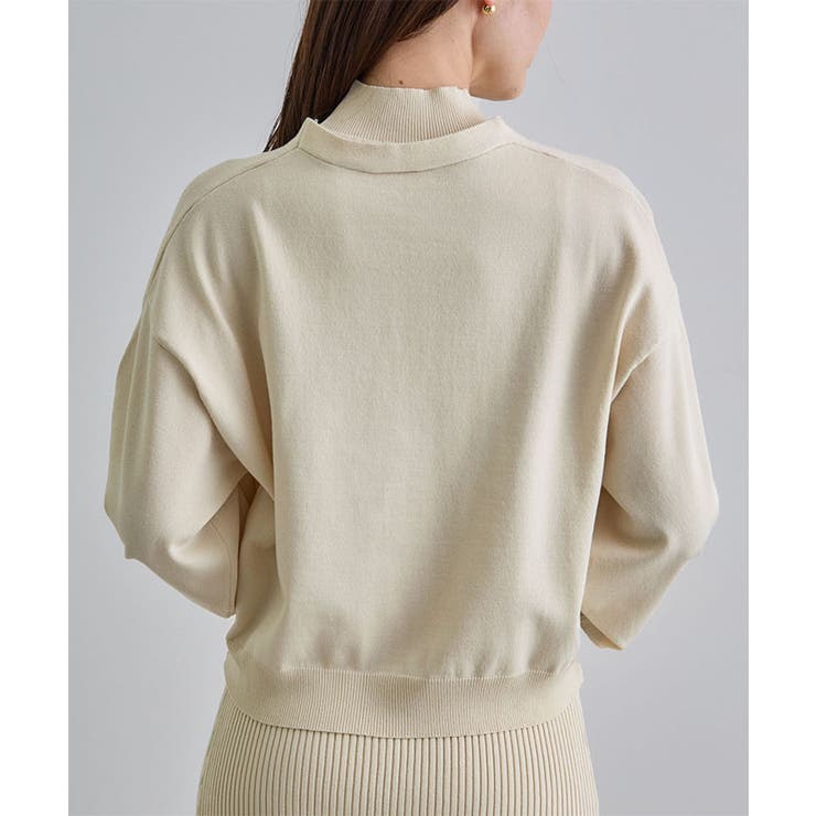 ニットワンピース×VネックカーデSET | futier land | 詳細画像17 