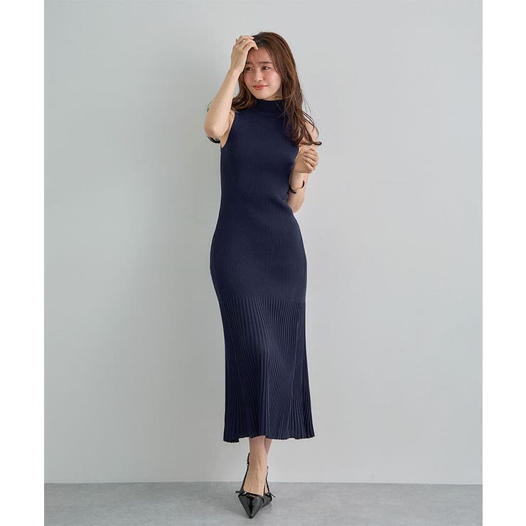 ニットワンピース×VネックカーデSET | futier land | 詳細画像18 