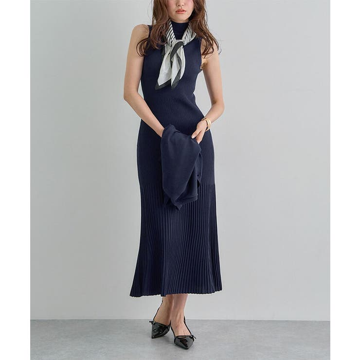 ニットワンピース×VネックカーデSET | futier land | 詳細画像19 