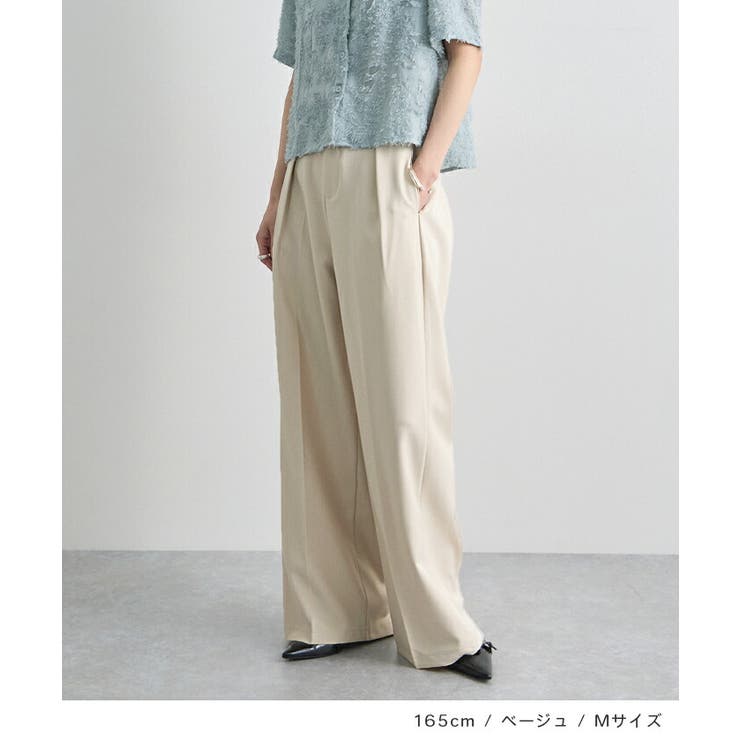 セータープレスタックハイウエストスラックス | futier land | 詳細画像6 