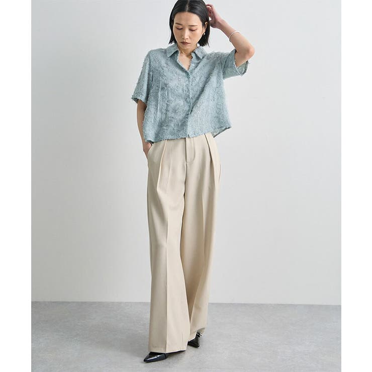 セータープレスタックハイウエストスラックス | futier land | 詳細画像10 