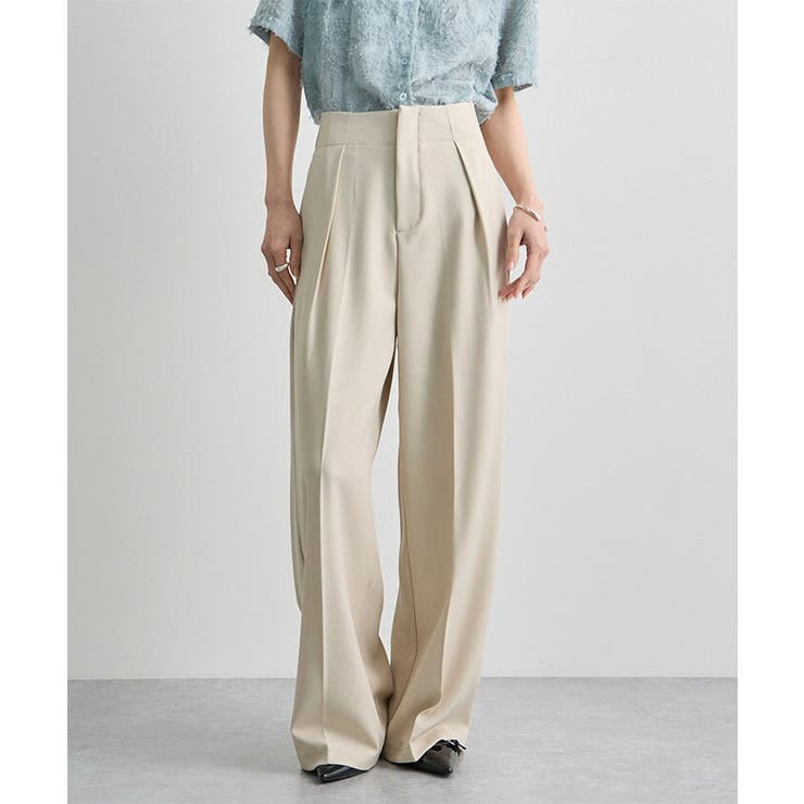 セータープレスタックハイウエストスラックス | futier land | 詳細画像12 