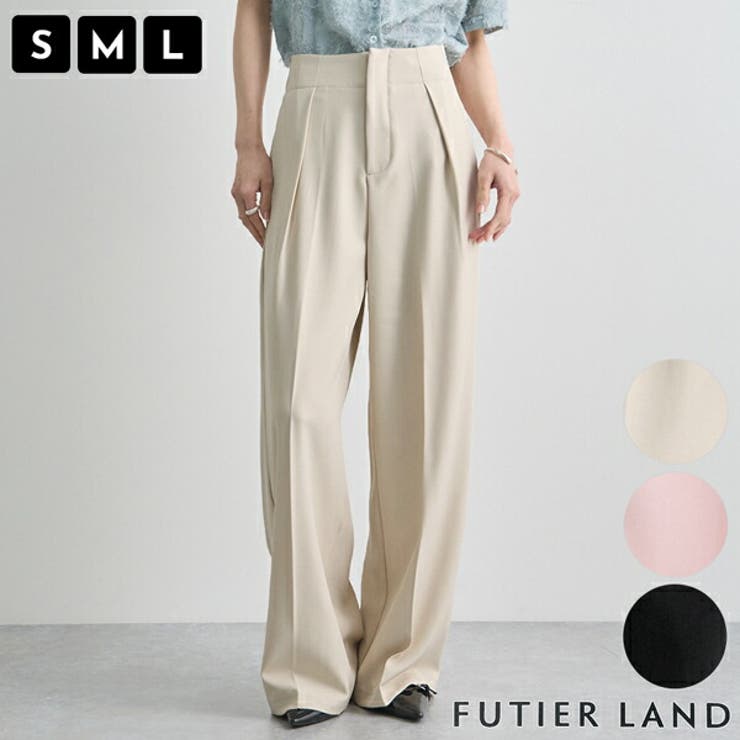セータープレスタックハイウエストスラックス | futier land | 詳細画像1 
