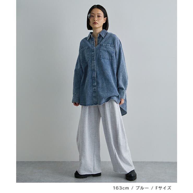 デニムオーバーシャツ | futier land | 詳細画像6 