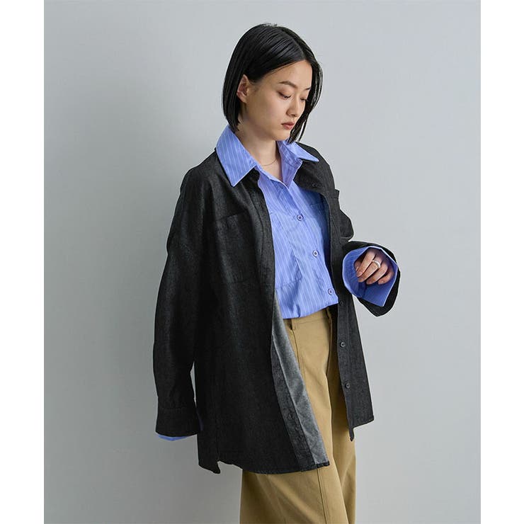 デニムオーバーシャツ | futier land | 詳細画像11 
