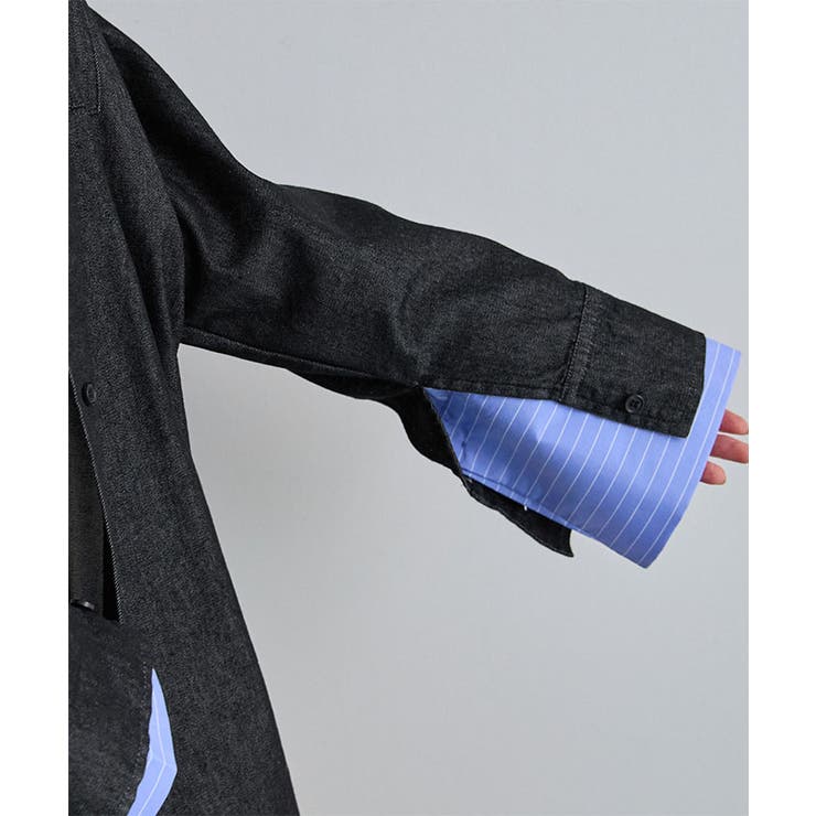 デニムオーバーシャツ | futier land | 詳細画像12 