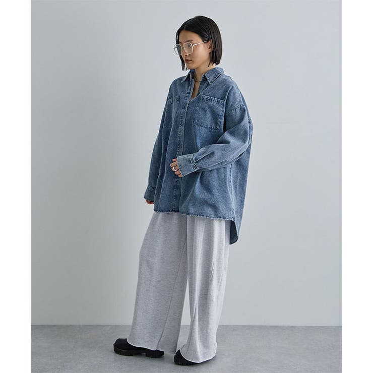 デニムオーバーシャツ | futier land | 詳細画像13 