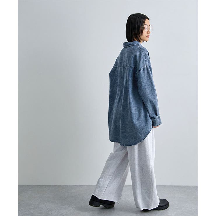 デニムオーバーシャツ | futier land | 詳細画像14 