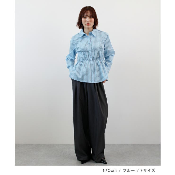 ストライプシャーリングシャツ | futier land | 詳細画像6 