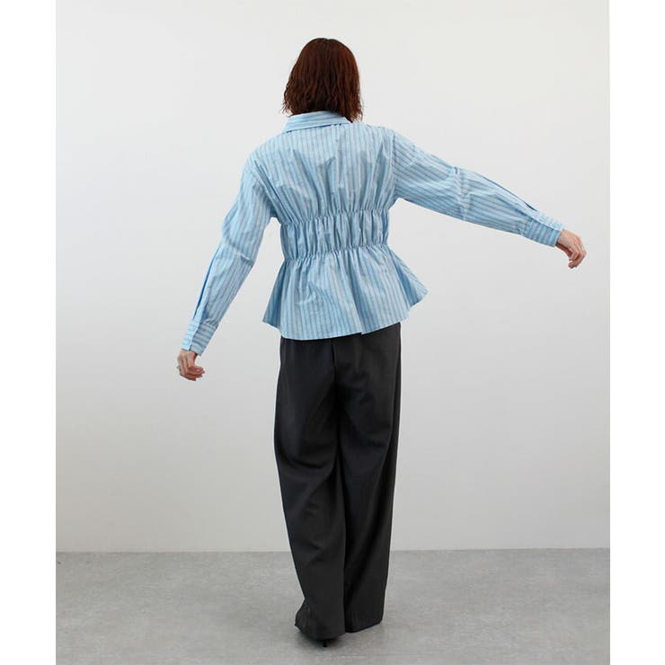 ストライプシャーリングシャツ | futier land | 詳細画像15 