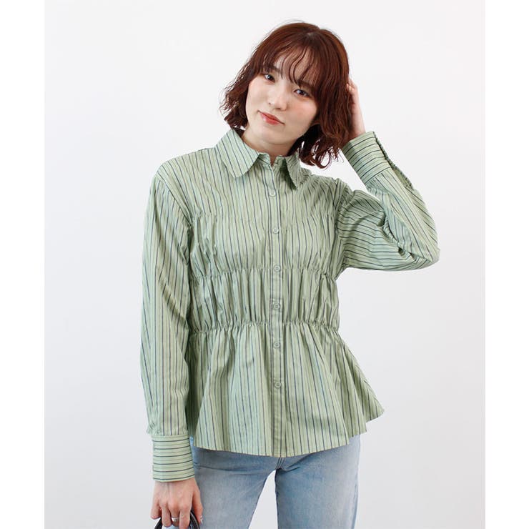 ストライプシャーリングシャツ | futier land | 詳細画像16 