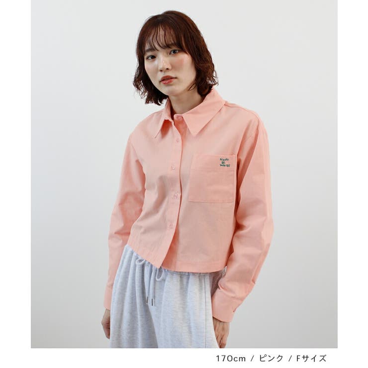 ロゴ刺繍クロップドシャツ | futier land | 詳細画像6 