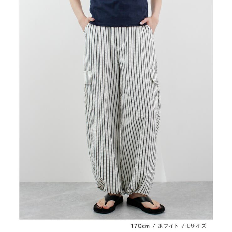 ストライプカーゴパンツ | futier land | 詳細画像7 