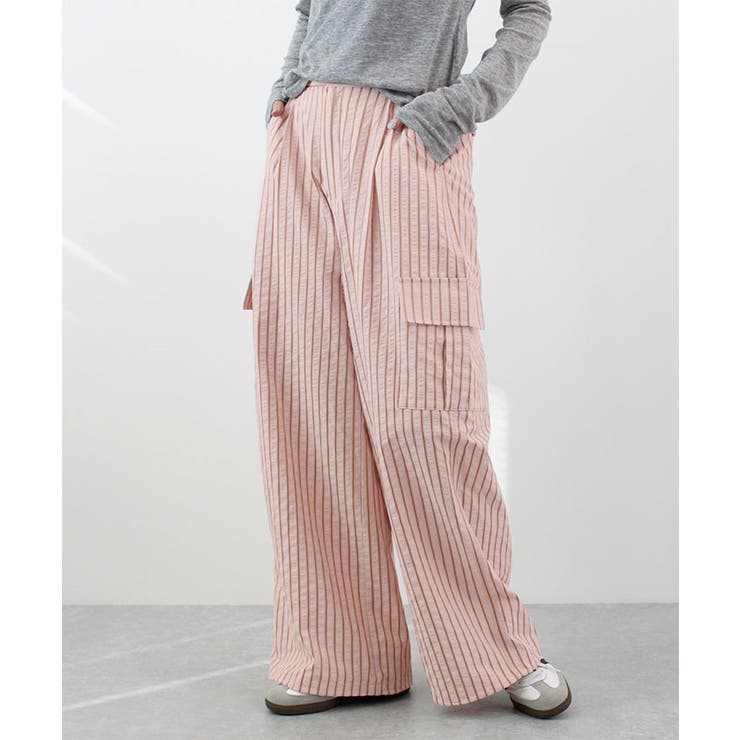 ストライプカーゴパンツ | futier land | 詳細画像14 