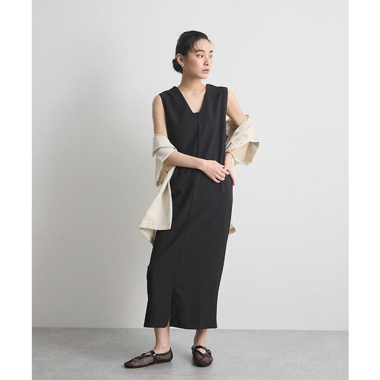 [前後2way]ベルト付きロングワンピース | futier land | 詳細画像11 