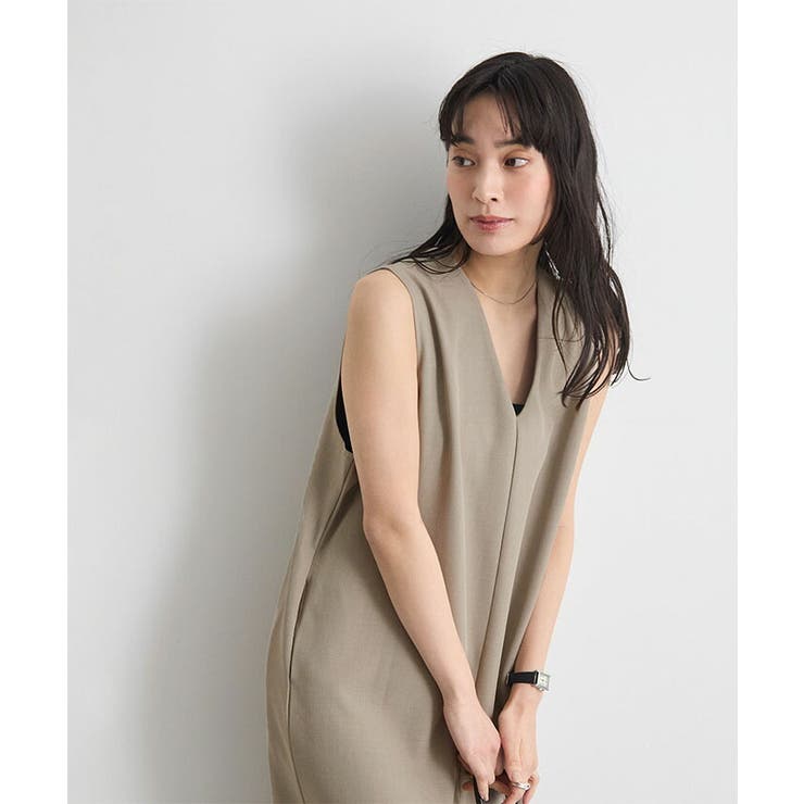 [前後2way]ベルト付きロングワンピース | futier land | 詳細画像13 