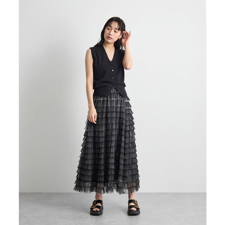 ドットティアードスカート | futier land | 詳細画像8 