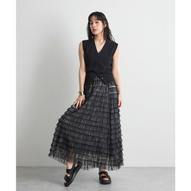 ドットティアードスカート | futier land | 詳細画像9 