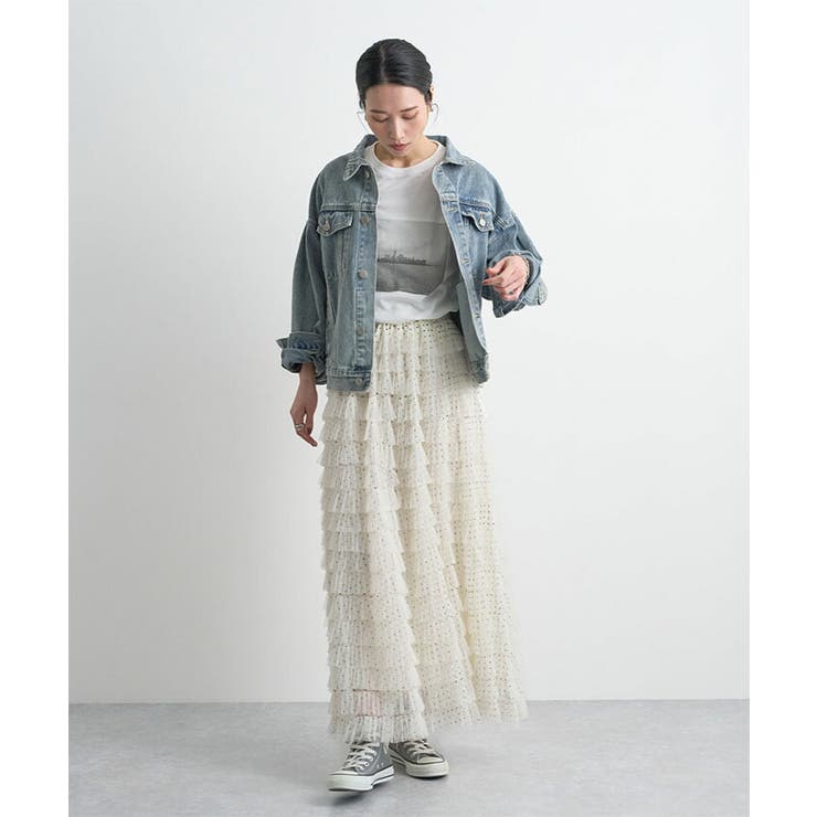 ドットティアードスカート | futier land | 詳細画像16 