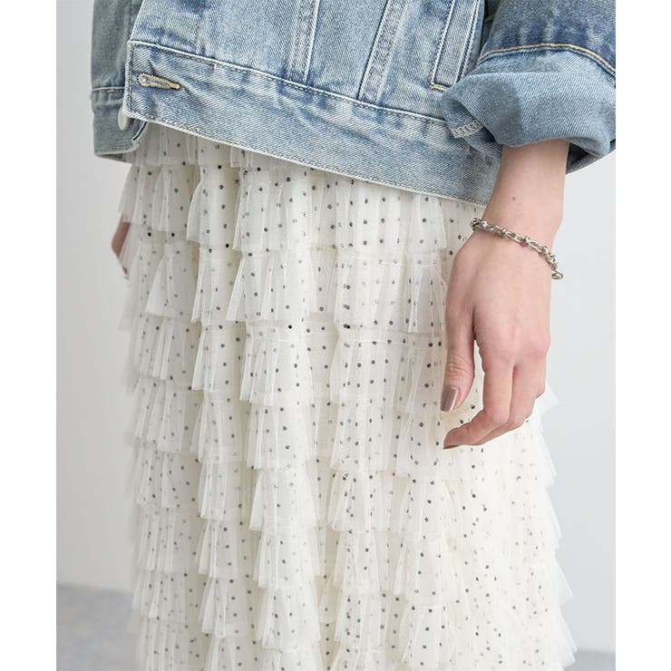 ドットティアードスカート | futier land | 詳細画像19 