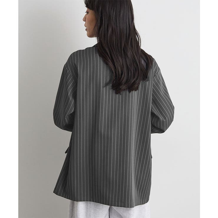 ストライプテーラードジャケット | futier land | 詳細画像11 