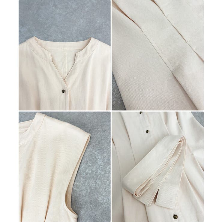 ベルト付きデニムワンピース | futier land | 詳細画像9 