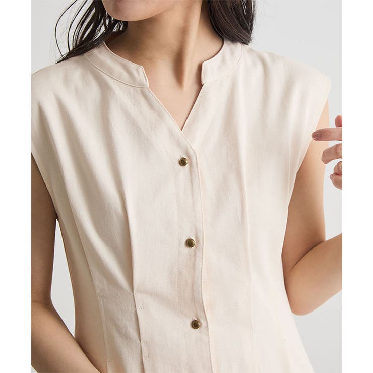 ベルト付きデニムワンピース | futier land | 詳細画像20 