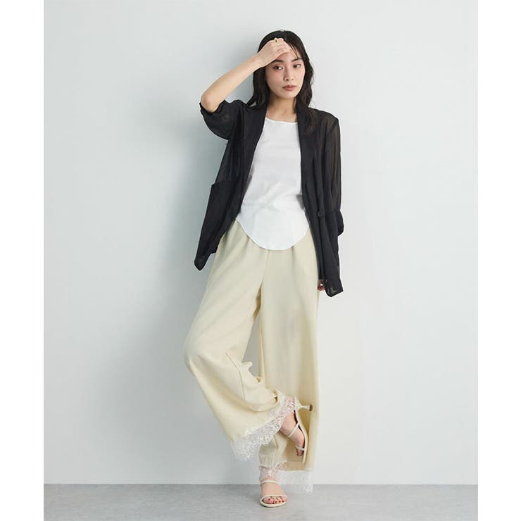 裾レースパンツ | futier land | 詳細画像17 