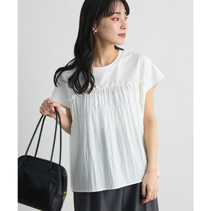 レース付きノースリーブTシャツ | futier land | 詳細画像15 