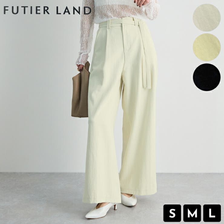 ベージュ | タックパンツ | futier land