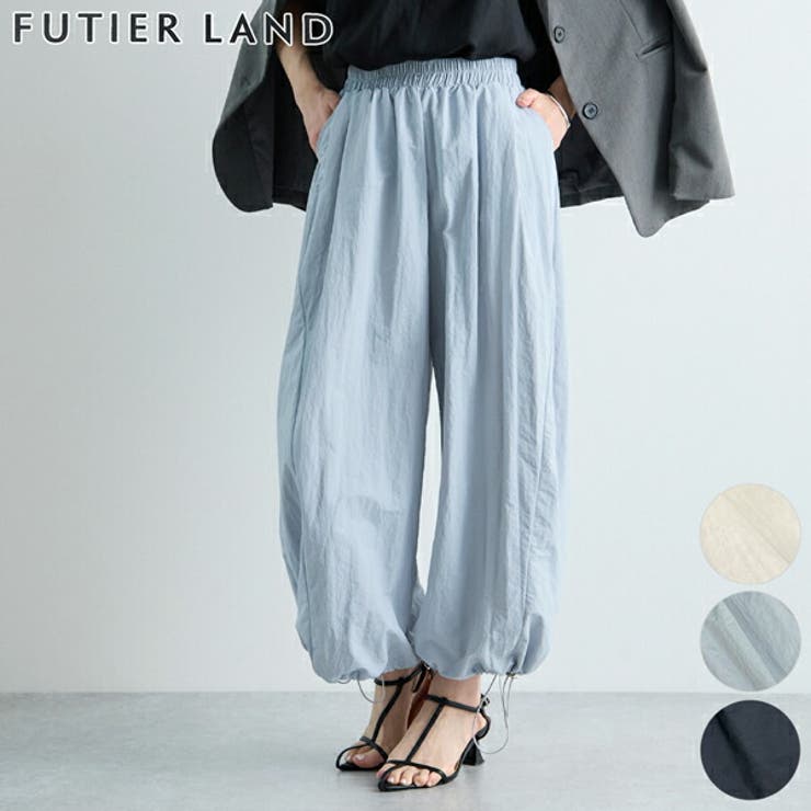 ブルー | タックパンツ | futier land