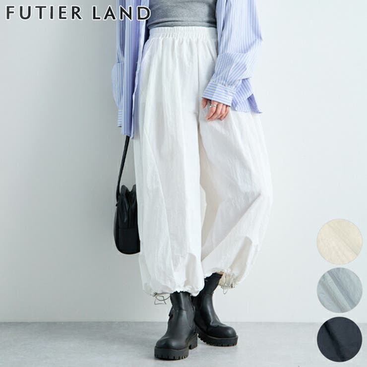 ホワイト | タックパンツ | futier land