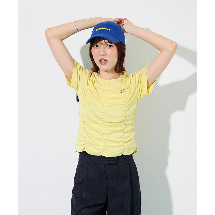イエロー | ギャザーTシャツ | futier land