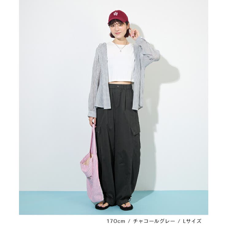 バルーンシルエットカーゴパンツ | futier land | 詳細画像5 