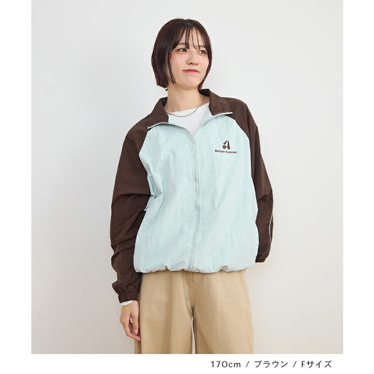 バイカラーナイロントラックジャケット[品番：FI000009472]｜futier
