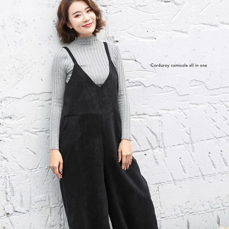 春新作】 オールインワン コーデュロイ[品番：FI000003788]｜futier