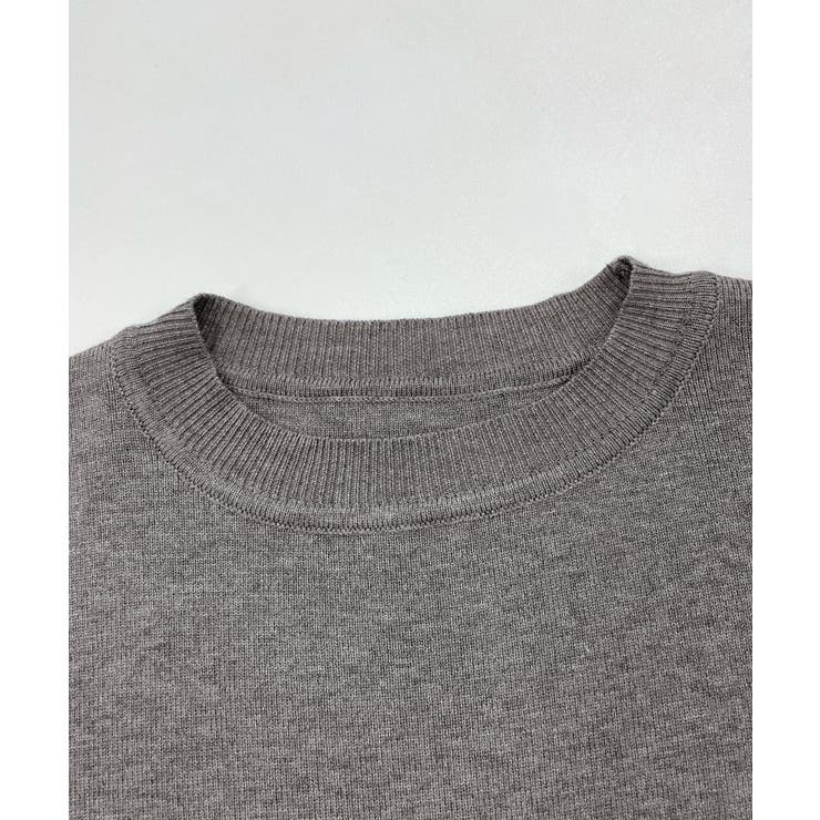 大人さりげないバイカラー。袖フリルニットトップス | futier land | 詳細画像37 