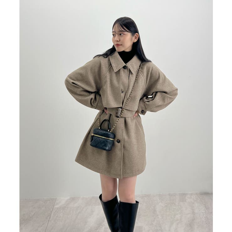 2wayカラーミドルコート | futier land | 詳細画像11 