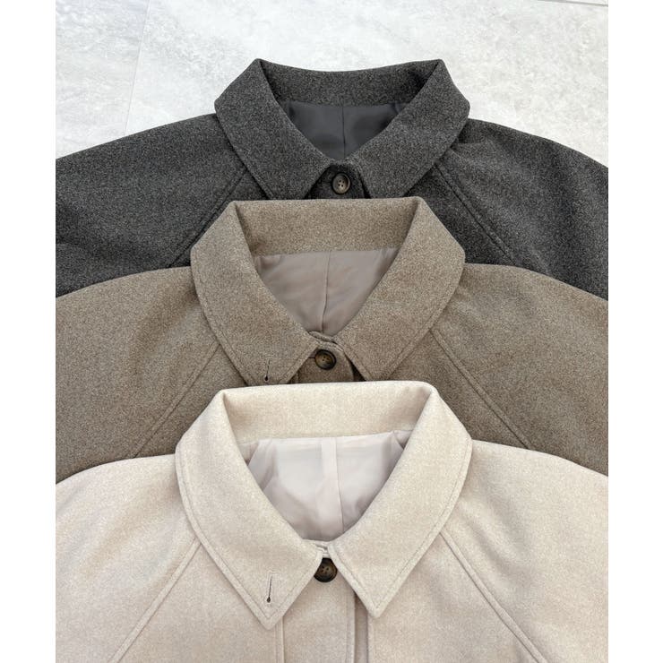 羽織るだけで完成する上質スタイル。アレンジカラーシングルロングコート | futier land | 詳細画像36 