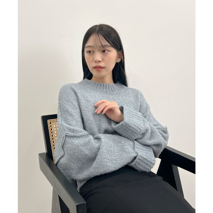 ふわふわな肌触り♪ワイドスリーブブークレニット | futier land | 詳細画像12 