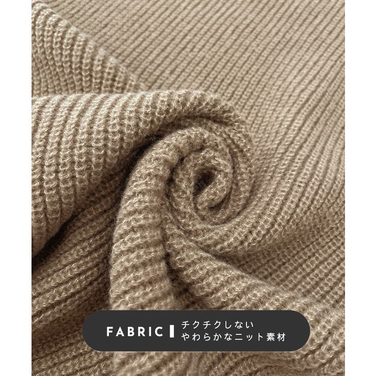 前後２wayでも華やぐ。zip付ミニ丈ニットワンピース | futier land | 詳細画像6 