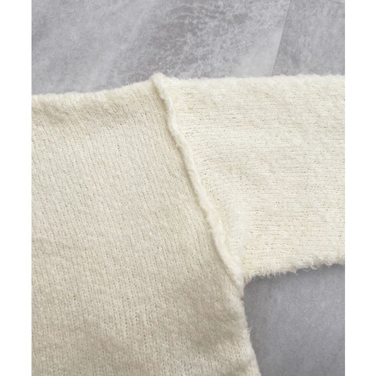 ふわふわな肌触り♪ワイドスリーブブークレニット | futier land | 詳細画像38 