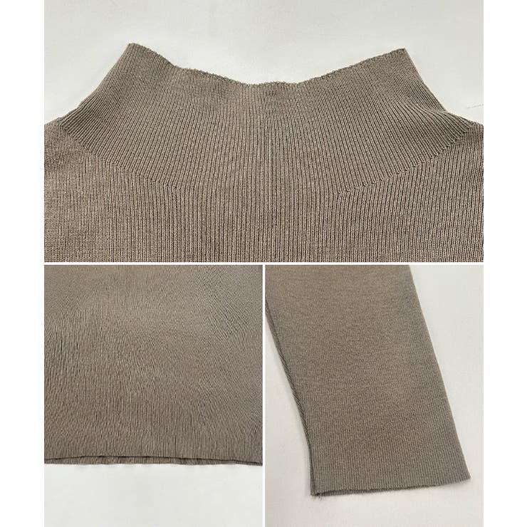 大人オーラが漂う上品さ。ハイネックニットロングワンピース | futier land | 詳細画像9 