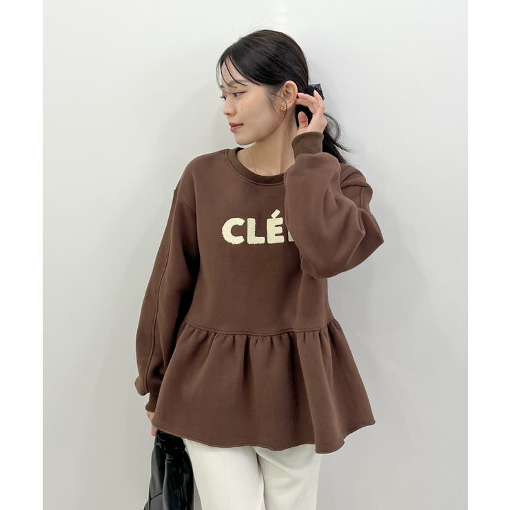 裾のフリルが映える！CLEFSロゴフリルスウェット | futier land | 詳細画像35 