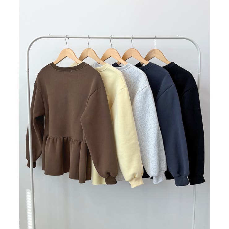 裾のフリルが映える！CLEFSロゴフリルスウェット | futier land | 詳細画像39 