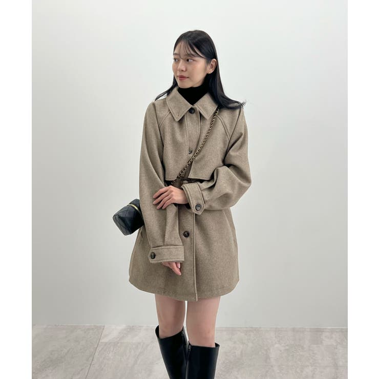 2wayカラーミドルコート | futier land | 詳細画像10 