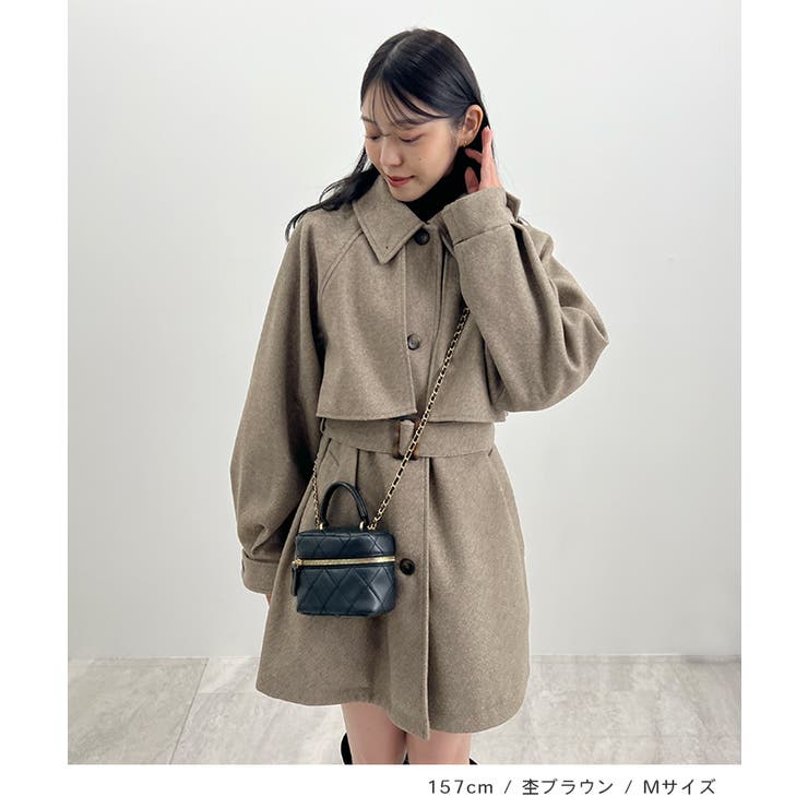 2wayカラーミドルコート | futier land | 詳細画像8 